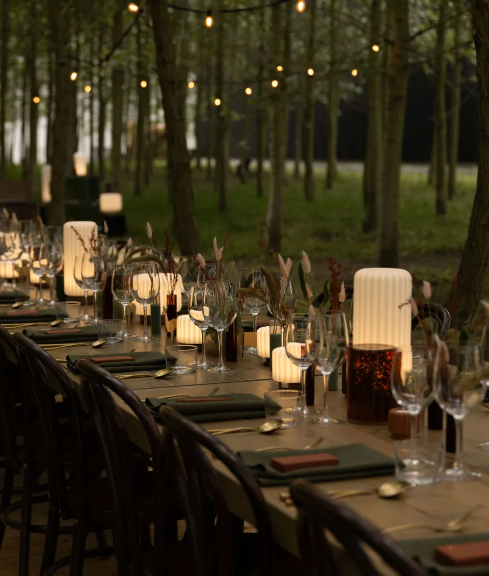 Dinner in the woods by Atelier Pierre